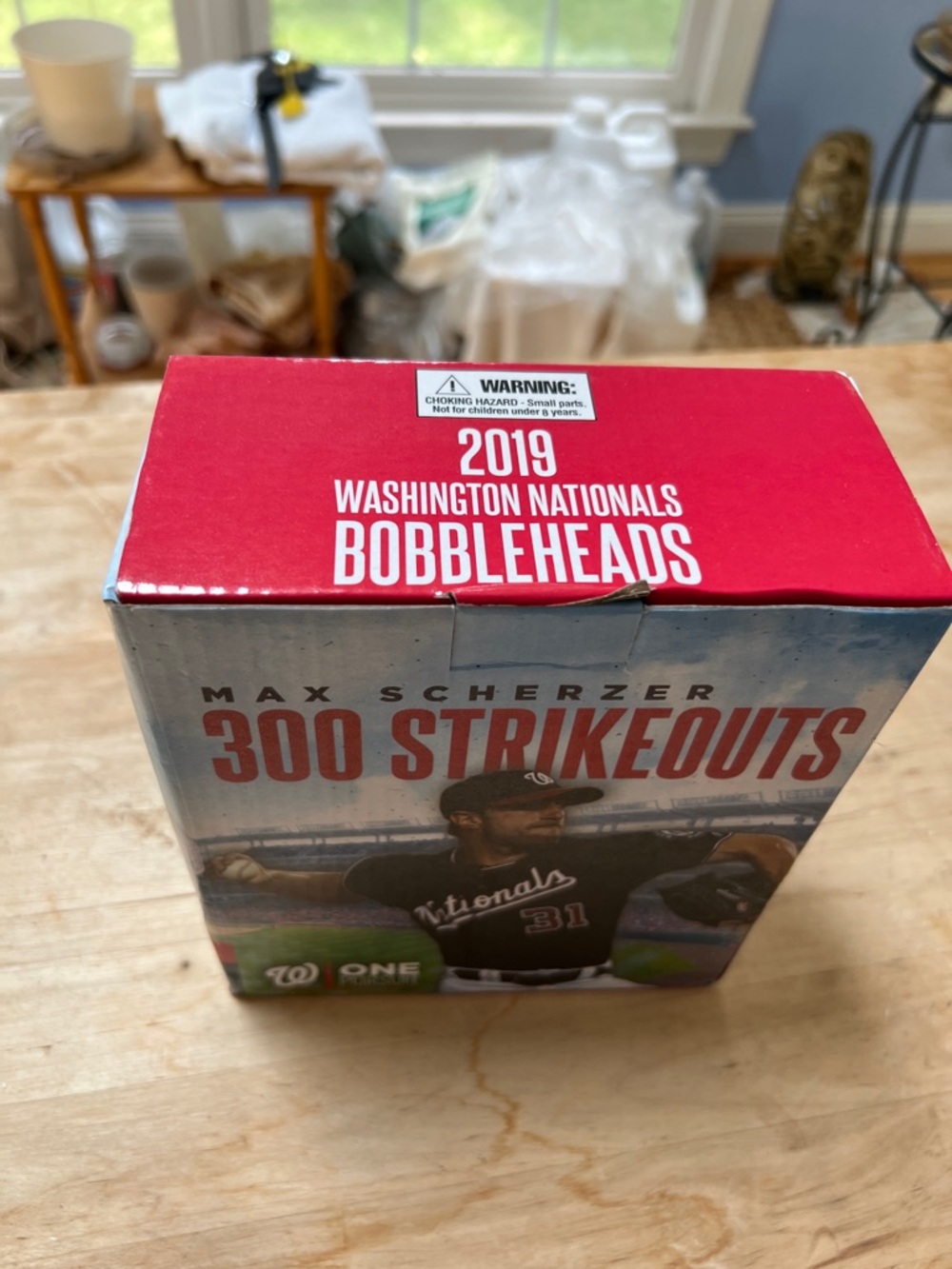 Max Scherzer 2019 Nats Bobblehead original packaging not opened